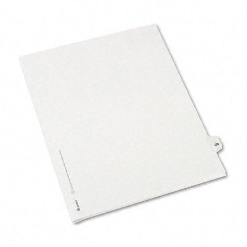 Avery 29 Individual Number Legal Index Avery Style Dividers 25pk - 1029