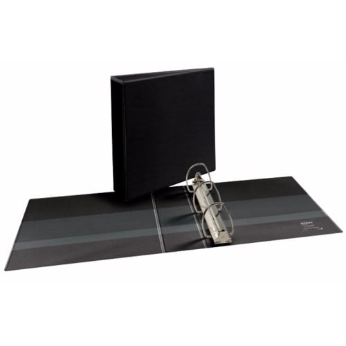 Avery 3" Black Durable View Binders with EZD Rings 6pk - 09700
