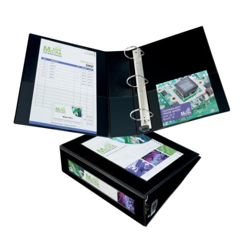 Avery 3" Black Framed View Heavy Duty Binders with One Touch EZD Ring 4pk - 68037