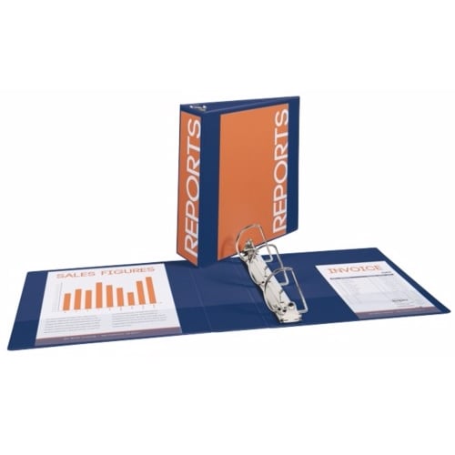 Avery 3" Blue Durable Slant Ring View Binders 6pk - 17044