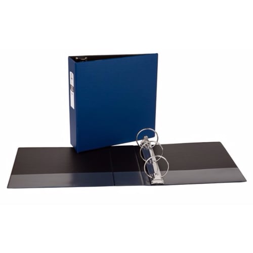 Avery 3" Blue Economy Round Ring Binders 12pk - 03601