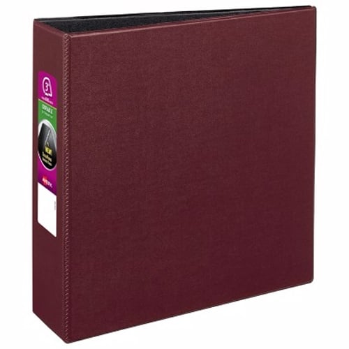 Avery 3" Burgundy Durable Slant Ring Binders 6pk - 27652