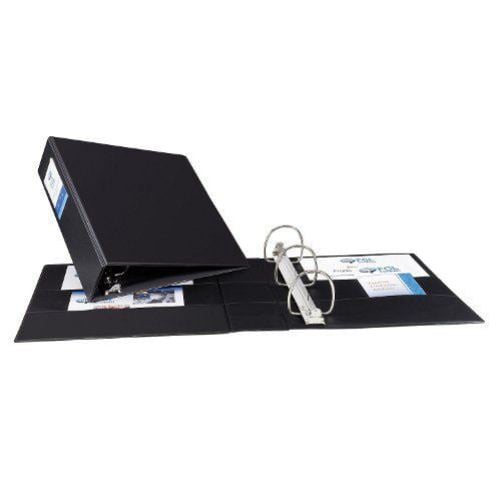 Avery 3" Black Durable Slant Ring Binders w/ Label Holders 6pk - 27654