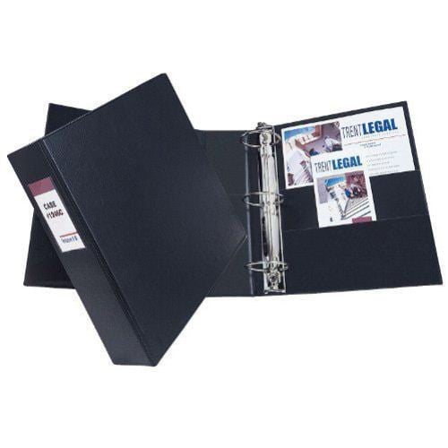 Avery 3" Black Durable Slant Ring Binders w/ Label Holders 6pk - 27654
