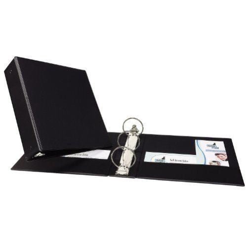 Avery 3" Black Economy Round Ring Binders 12pk - 03602