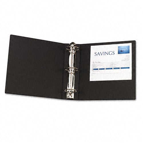 Avery 3" Black Economy Round Ring View Binders 12pk - 05740