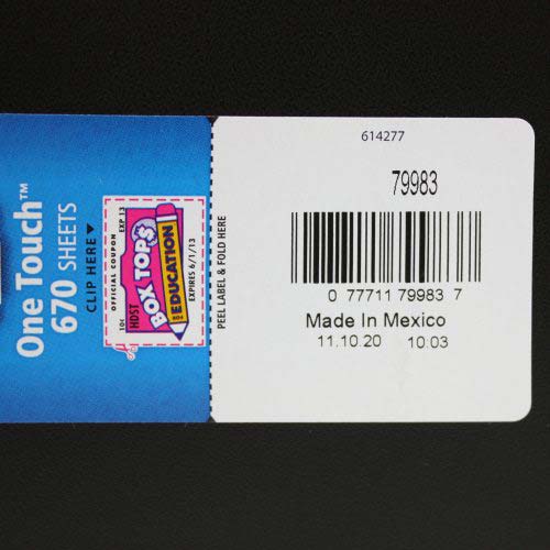 Avery 3" Black One Touch Heavy Duty EZD Binders 4pk - 79983