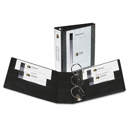 Avery 3" Black One Touch Heavy Duty EZD View Binders 4pk - 79693