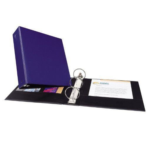 Avery 3" Blue Economy Round Ring Binders 12pk - 03601