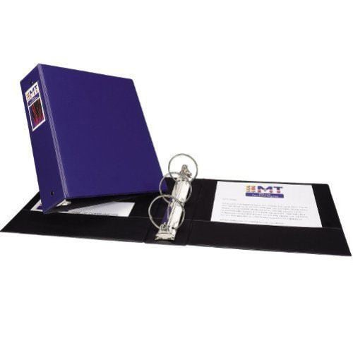 Avery 3" Blue Economy Round Ring Binders with Label Holders 12pk - 4600 - Clearance Sale