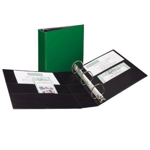 Avery 3" Green Durable Slant Ring Binders 6pk - 27653