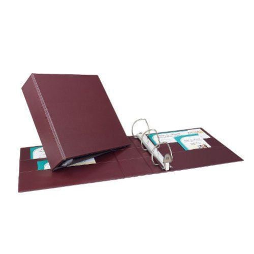 Avery 3" Maroon One Touch Heavy Duty EZD Binders 4pk - 79363