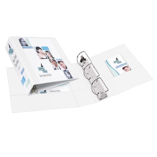 Avery 3" White Durable Slant Ring View Binders 6pk - 17042