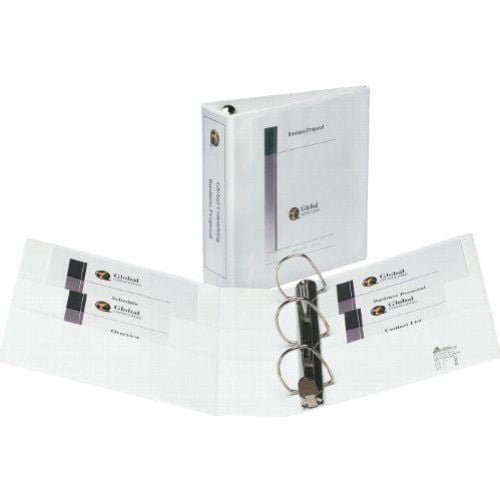 Avery 3" White One Touch Plain Package EZD View Binders 4pk - 79193
