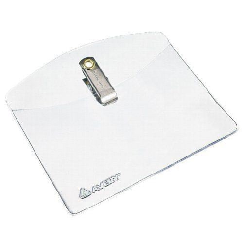 Avery 3" x 4" Badge Holder with Garment Friendly Clips (100pk) - 2923 - Clearance Sale