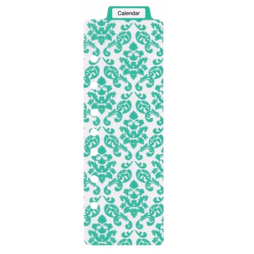 Avery 3" x 9" Multicolor Stylish Tabbed Snap-In Plastic Bookmark Dividers 1 set - 24922