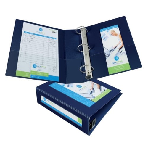 Avery 3" Navy Blue Framed View Heavy Duty Binders with One Touch EZD Ring 4pk - 68038