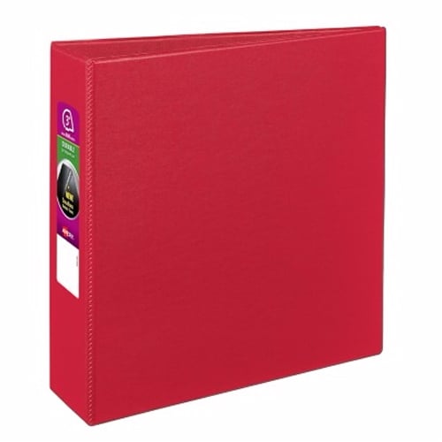 Avery 3" Red Durable Slant Ring Binders 6pk - 27204