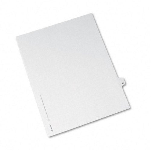 Avery 31 Individual Number Legal Index Avery Style Dividers 25pk - 1031 - Clearance Sale