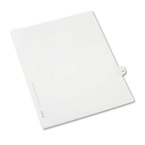 Avery 33 Individual Number Legal Index Allstate Style Dividers 25pk - 82231 - Clearance Sale