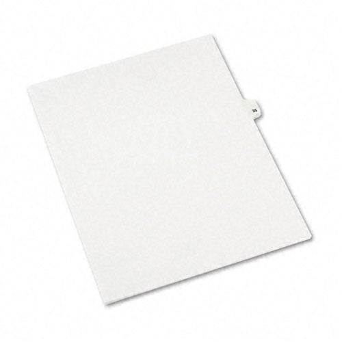 Avery 35 Individual Number Legal Index Avery Style Dividers 25pk - 1035