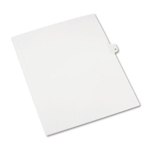 Avery 36 Individual Number Legal Index Allstate Style Dividers 25pk - 82234 - Clearance Sale