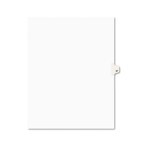Avery 37 Individual Number Legal Index Avery Style Dividers 25pk - 1037