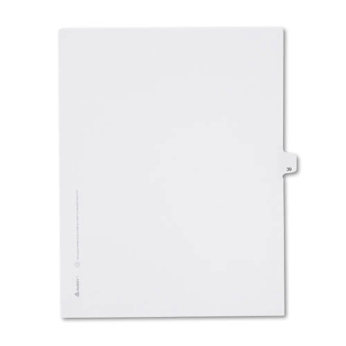 Avery 39 Individual Number Legal Index Allstate Style Dividers 25pk - 82237 - Clearance Sale