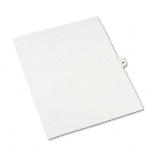 Avery 39 Individual Number Legal Index Avery Style Dividers 25pk - 1039