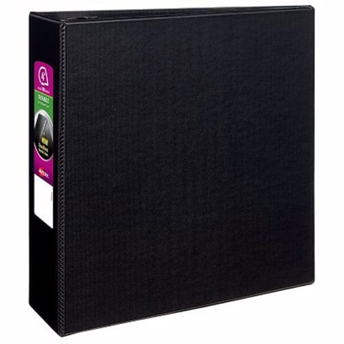 Avery 4" Black Durable EZD Ring Binders 4pk - 07801