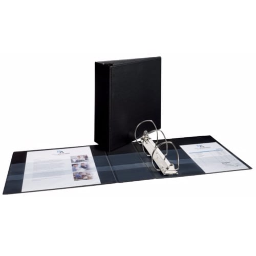 Avery 4" Black Durable EZD Ring Binders 4pk - 07801
