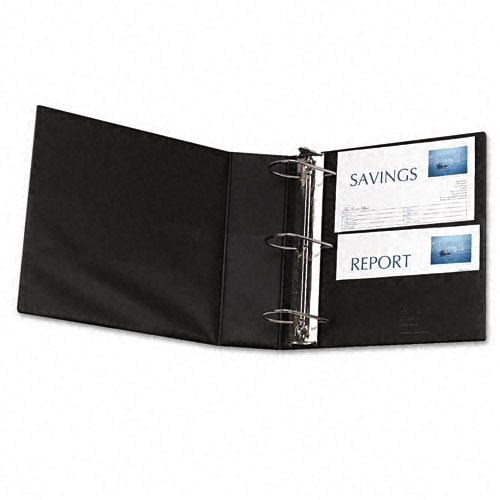 Avery 4" Black Durable EZD Ring Binders 4pk - 07801