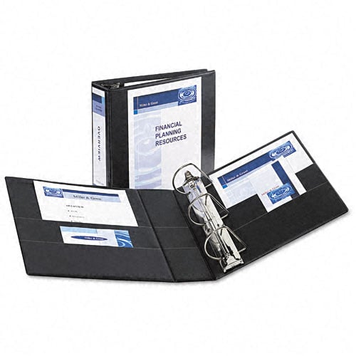 Avery 4" Black Durable View Binders with EZD Rings 6pk - 09800
