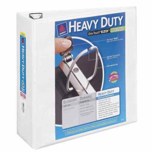 Avery 4" White One Touch EZD Heavy Duty View Binders (4pk) - 79704