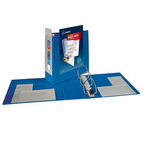 Avery Pacific Blue Heavy-Duty View Binders with Locking One Touch EZD Ring