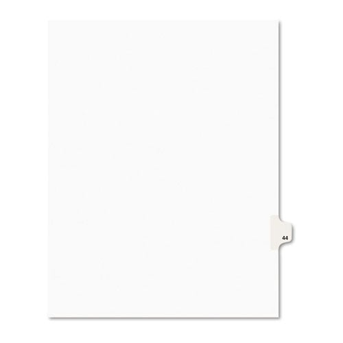 Avery 44 Individual Number Legal Index Avery Style Dividers 25pk - 1044