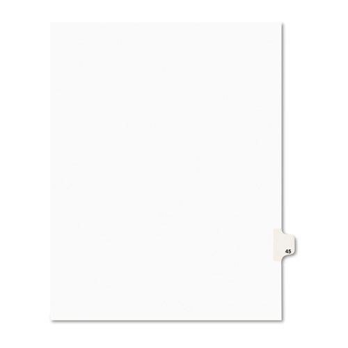 Avery 45 Individual Number Legal Index Avery Style Dividers 25pk - 1045 - Clearance Sale