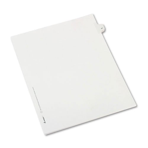 Avery 47 Individual Number Legal Index Allstate Style Dividers 25pk - 82245