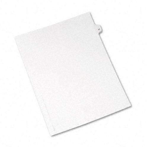 Avery 47 Individual Number Legal Index Avery Style Dividers 25pk - 1047