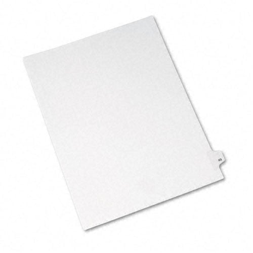 Avery 49 Individual Number Legal Index Avery Style Dividers 25pk - 1049