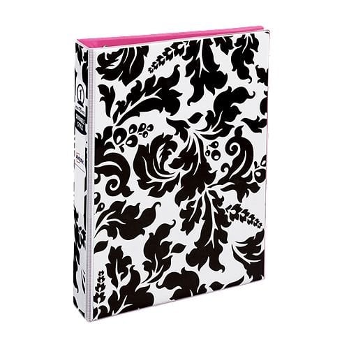 Avery 5.5" x 8.5" Mini Durable Style Damask 1" Round Ring Binders 6pk - 18700