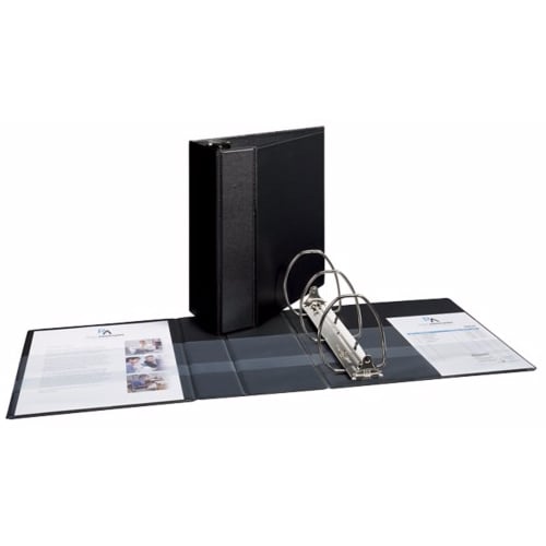 Avery 5" Black Durable View Binders with EZD Rings 2pk - 09900