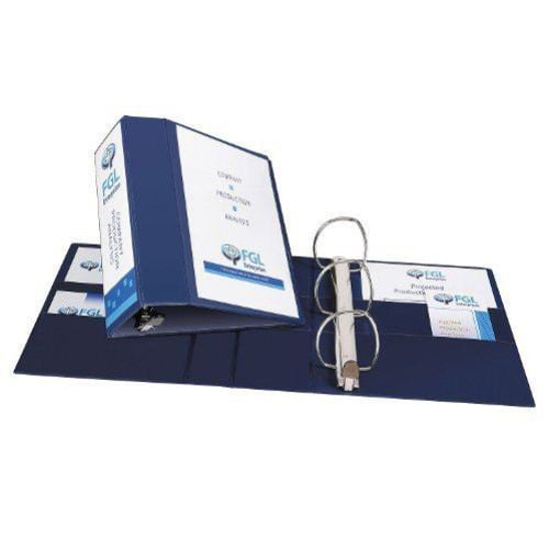 Avery 5" Navy Blue One Touch Heavy Duty EZD View Binders 2pk - 79806