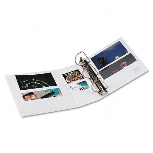 Avery 5" White Durable View Binders with EZD Rings 2pk - 09901