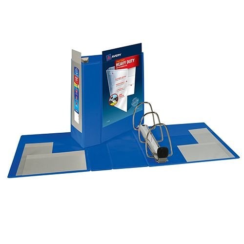 Avery 5" Pacific Blue Heavy-Duty View Binders with Locking One Touch EZD Ring 2pk - 79817
