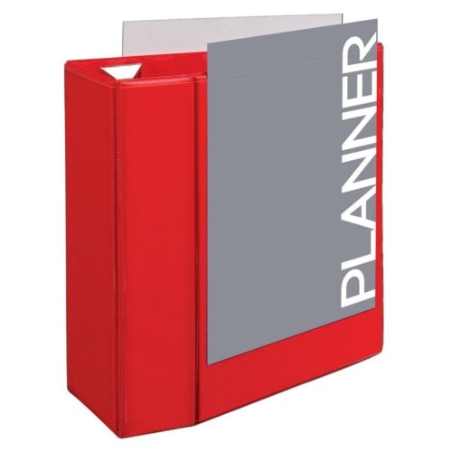 Avery 5" Red Heavy Duty View Binders with One Touch EZD Ring 2pk - 79327