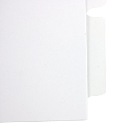 Avery 5-tab 11" x 8.5" Clear Label Punched Dividers 25 sets - 11446