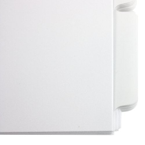 Avery 5-tab 11" x 8.5" Clear Label Unpunched Dividers 25pk - 11443 - Clearance Sale