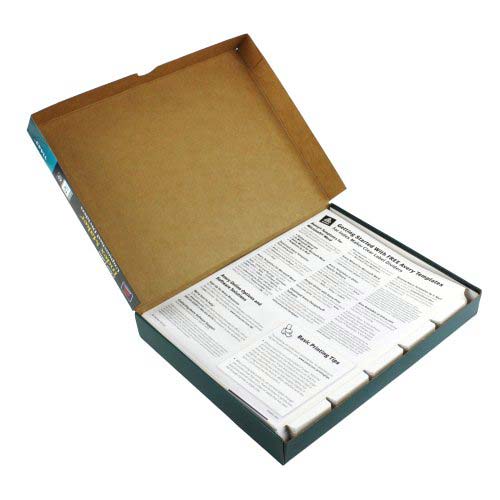 Avery 5-tab 11" x 8.5" Clear Label Unpunched Dividers 25pk - 11443 - Clearance Sale