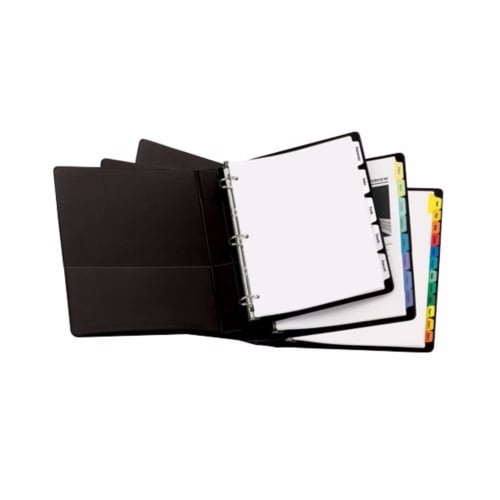 Avery 5-tab 11" x 8.5" Clear Label Dividers 1 set - 11416